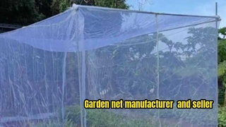 Garden netting production , make small rolls, and application