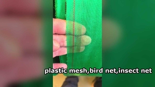 All kinds of plastic products: insect net, plastic window screen, bird net