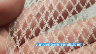 Plastic window screen, plastic net,  bird net, weed control net